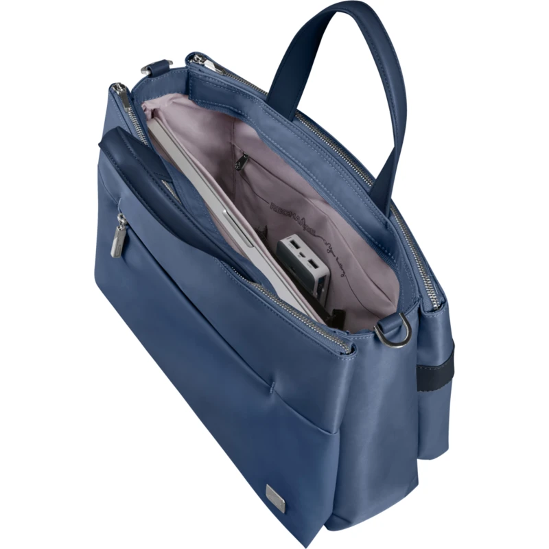 Workationist Дамска чанта за 14.1″ лаптоп, цвят Боровинка